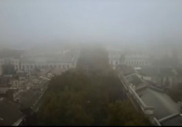 Завораживающее зрелище: смотри, как выглядит туманная Одесса с высоты птичьего полета