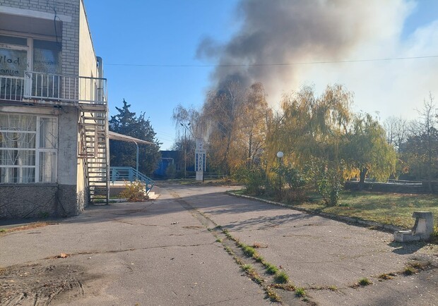 
В Черноморске Одесской области горит база отдыха
