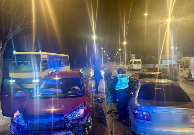 
На Овидиопольской дороге произошло тройное ДТП с пострадавшими
