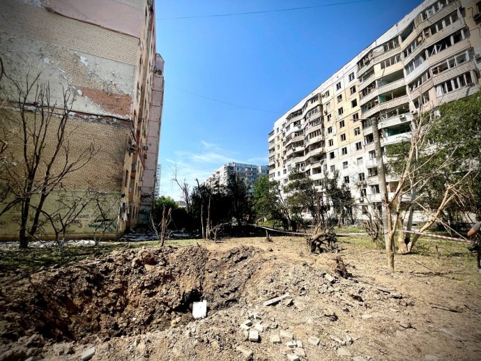 В результате атаки Одессы дронов пострадало 290 квартир в 11 домах. ФОТО