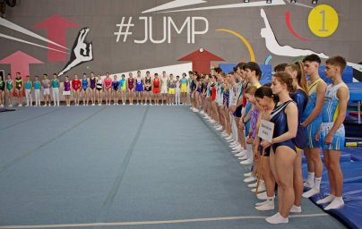 В Одессе прошел командный чемпионат Украины по прыжкам на батуте. ФОТО