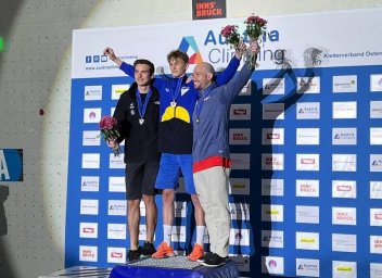Одесский спортсмен - победитель этапа Кубка Европы по скалолазанию.