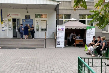 В Киевском районе Одессы начал работу мобильный медпункт.