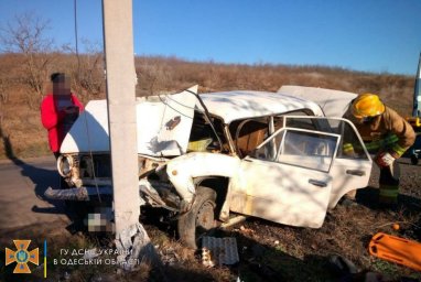 Одесская область: спасатели помогли пострадавшим во время ДТП