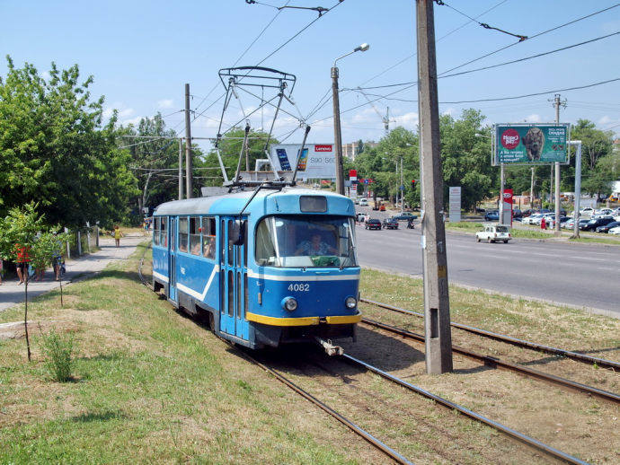 Трасса «Север-Юг»: трамвай №7 будет курсировать от ул. Паустовского до Старосенной площади
