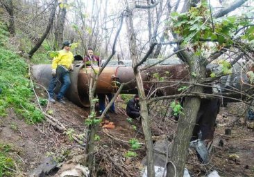 Ждем тепла: на Балковской закончили ремонт магистральной трубы