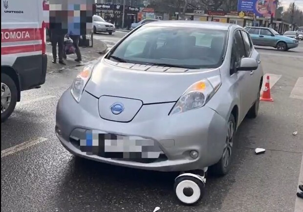 На поселке Котовского наехал на ехавшего на героскутере мальчика